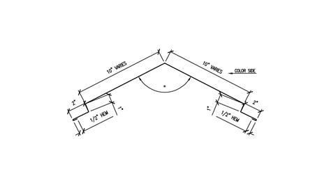 ridge cap dimensions in mm